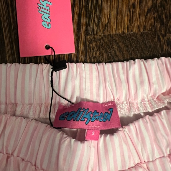 Pink striped edikted boxer shorts - Picture 3 of 3